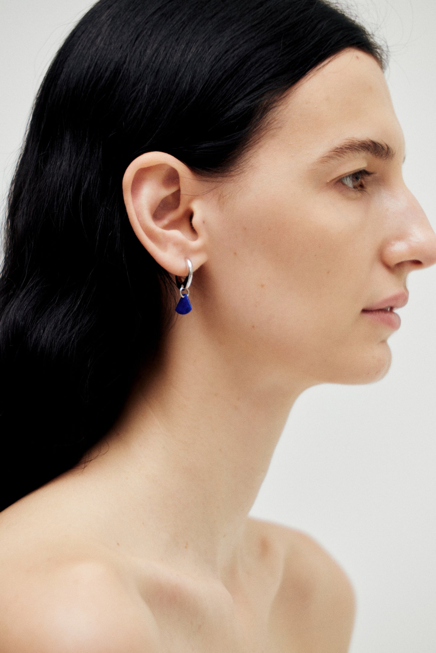 Gemstone Asymmetric Earrings