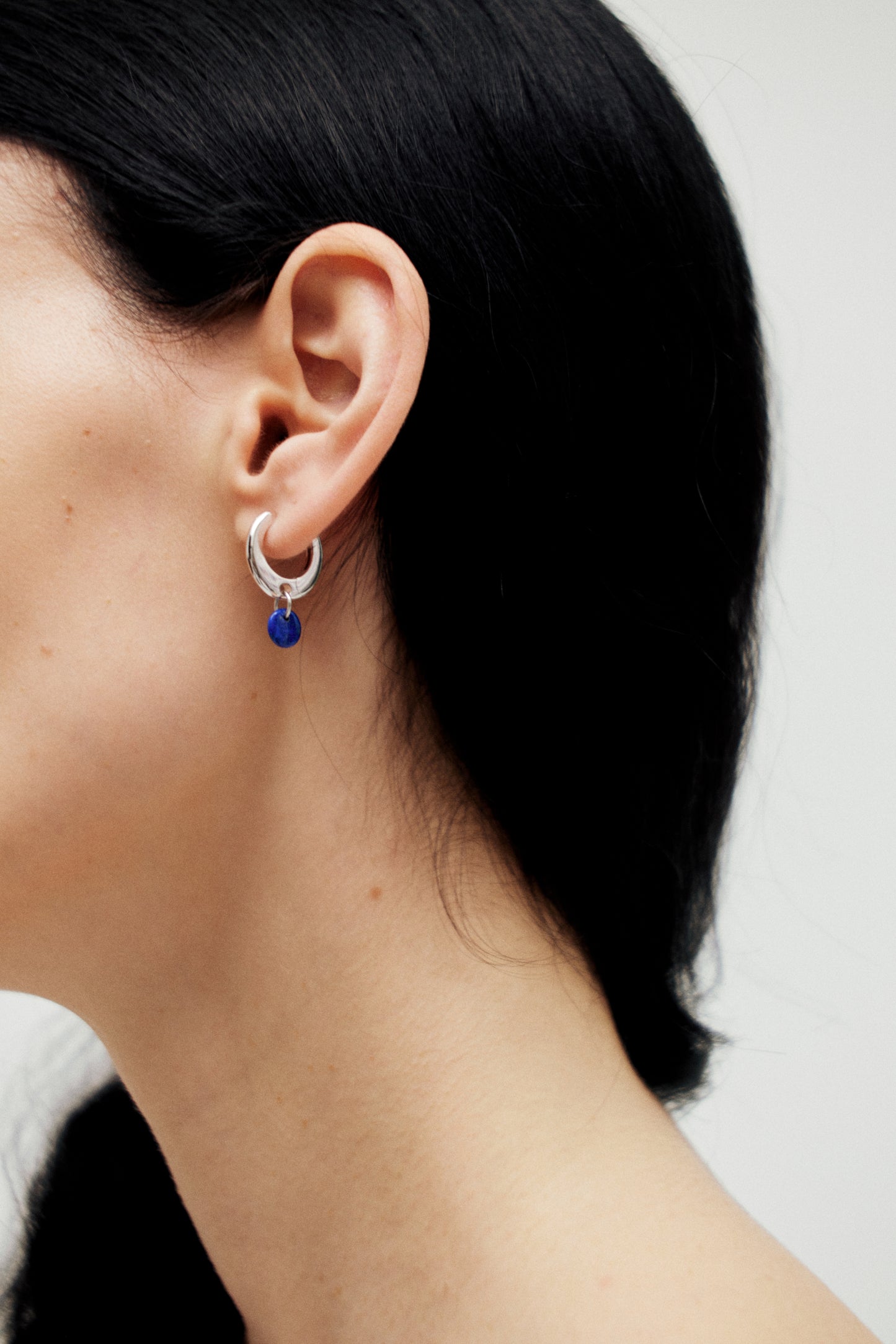 Gemstone Asymmetric Earrings