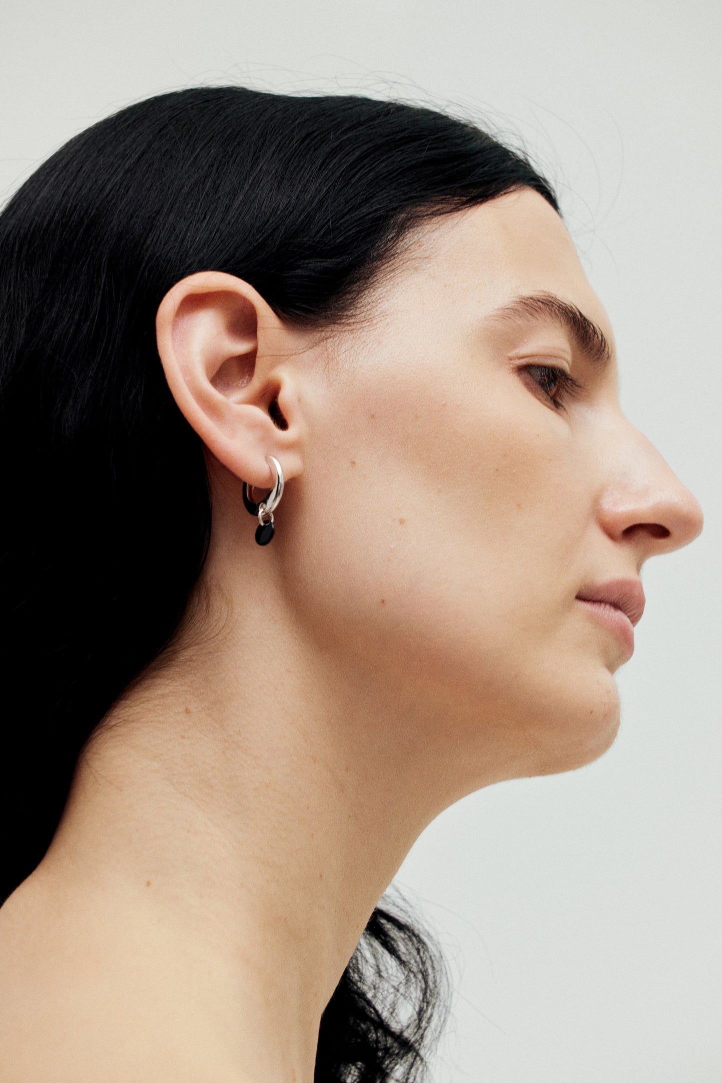 Gemstone Asymmetric Earrings
